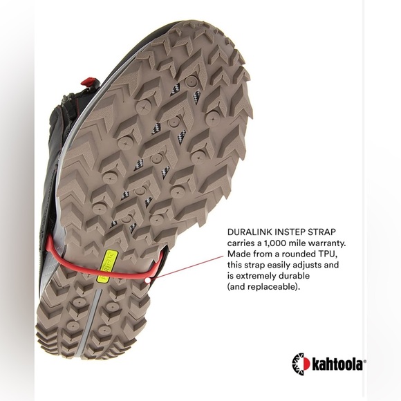 Kahtoola INSTAgaiter Mid Gaiters for Hiking, Trail Running, Mud, Snow & Ice NWT - Picture 6 of 8